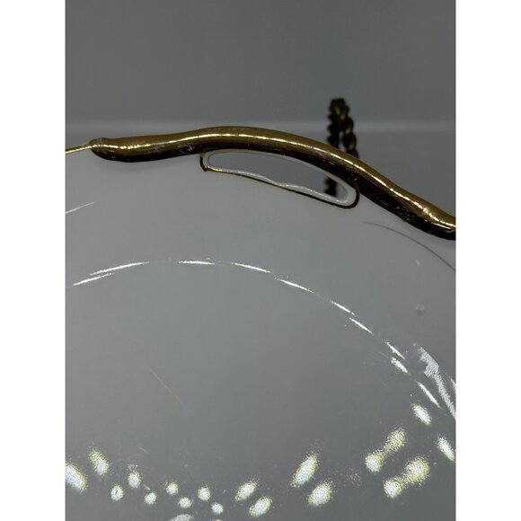 VTG Noritake Azalea Handled Cake Plate 8.5" Hand-Painted Pink Floral Japan MCM - Picture 6 of 8